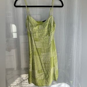 Pacsun Kendall and Kylie green mini dress